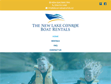 Tablet Screenshot of lakeconroeboatrentals.net